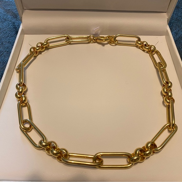 EFFY ENY 14K Goldplated Paperclip Necklace - Picture 10 of 12